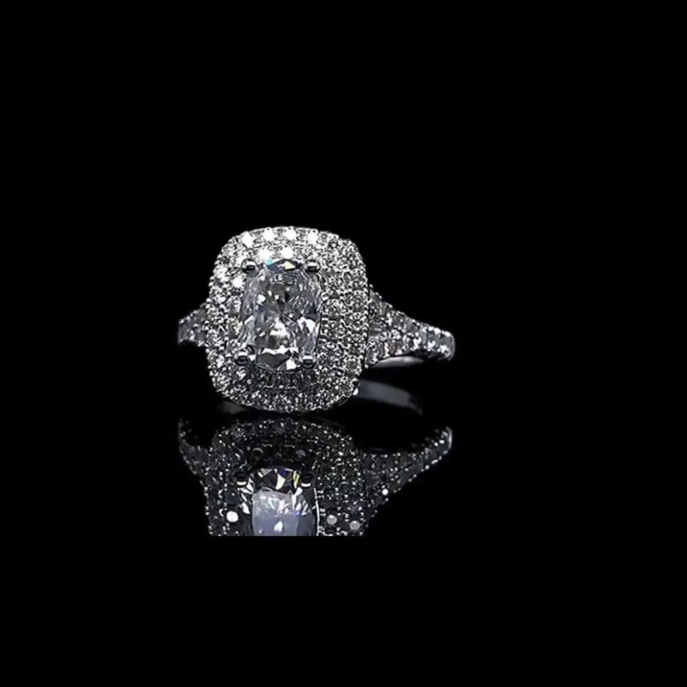 Halo Diamond Engagement Ring